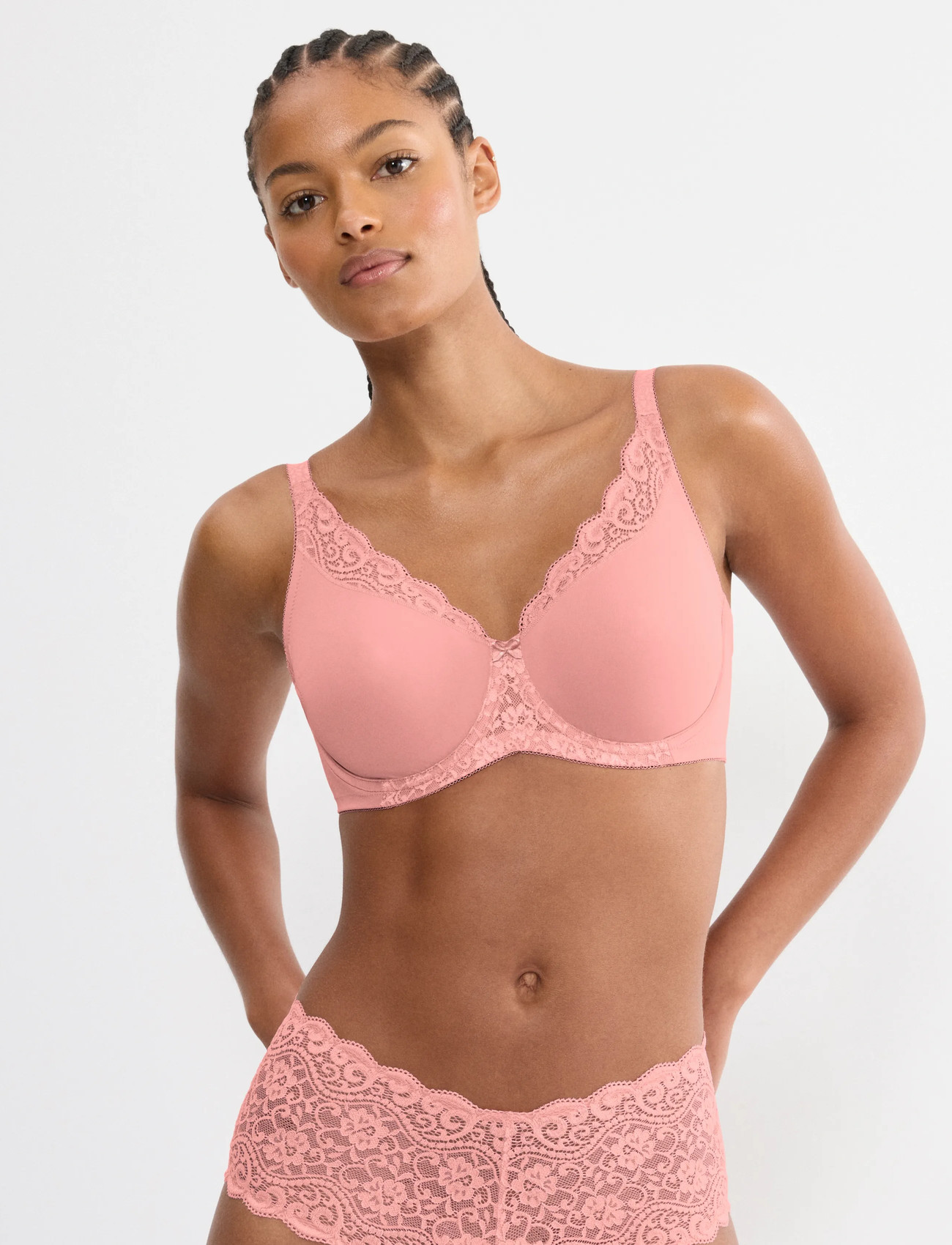 Triumph Amourette W01, 95 F, Pink, Bras & Overdele - Wired Bras, Dame