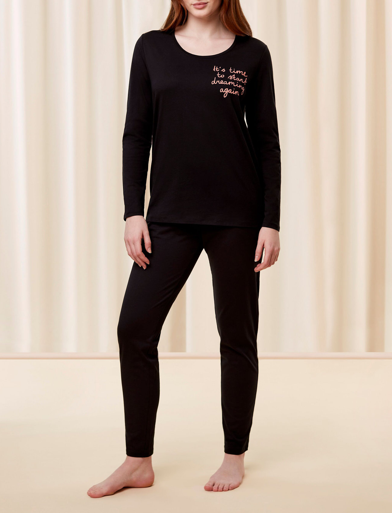 Triumph Sæt Pk 03 Lsl X, 46, Black, Nat- Og Opholdstøj > Pyjamas, Dame