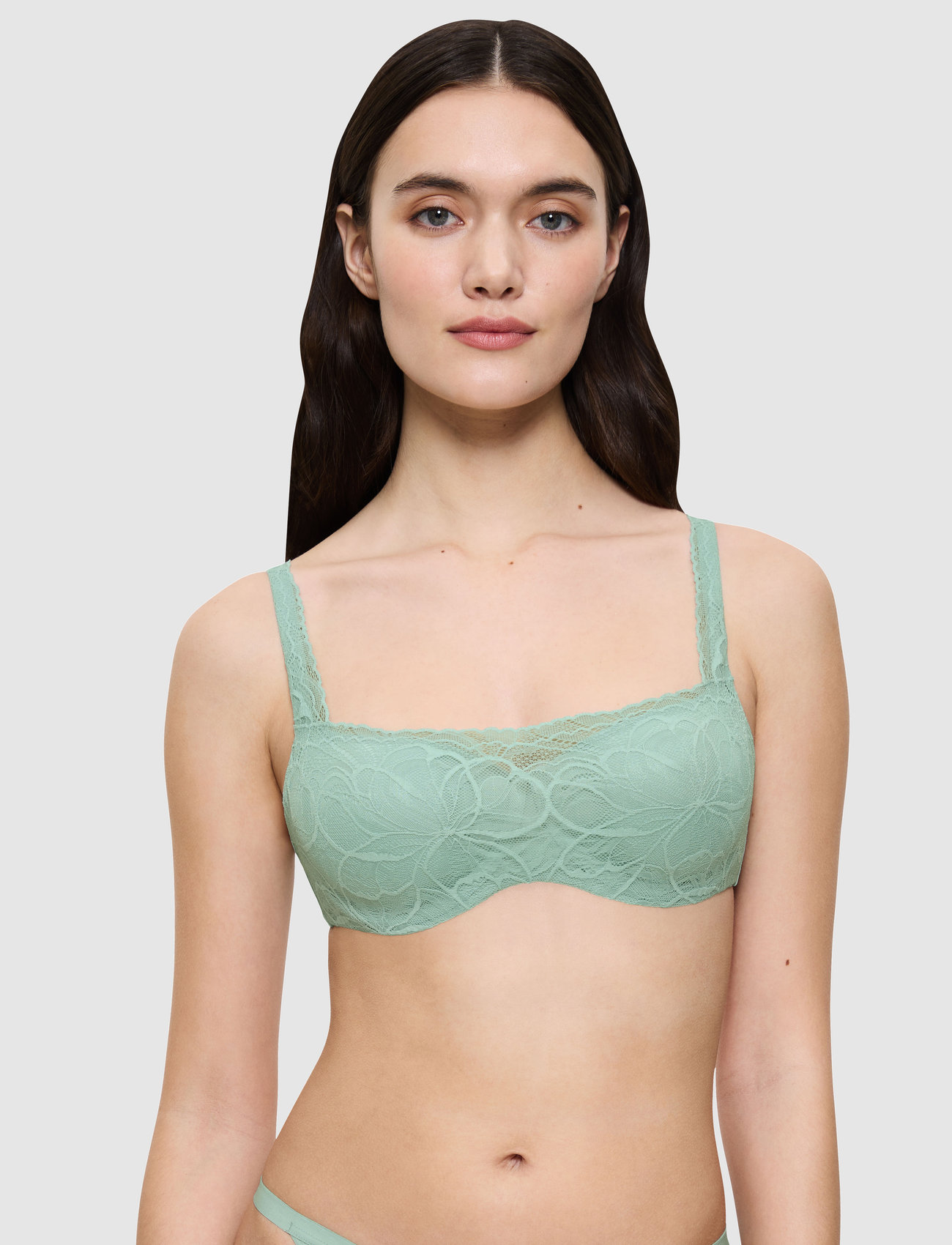 Caraco Triumph Body Make-Up – Dentelle Rose Pâle – Taille FR42 / EU40 / UK14 – Neuf Avec étiquettes