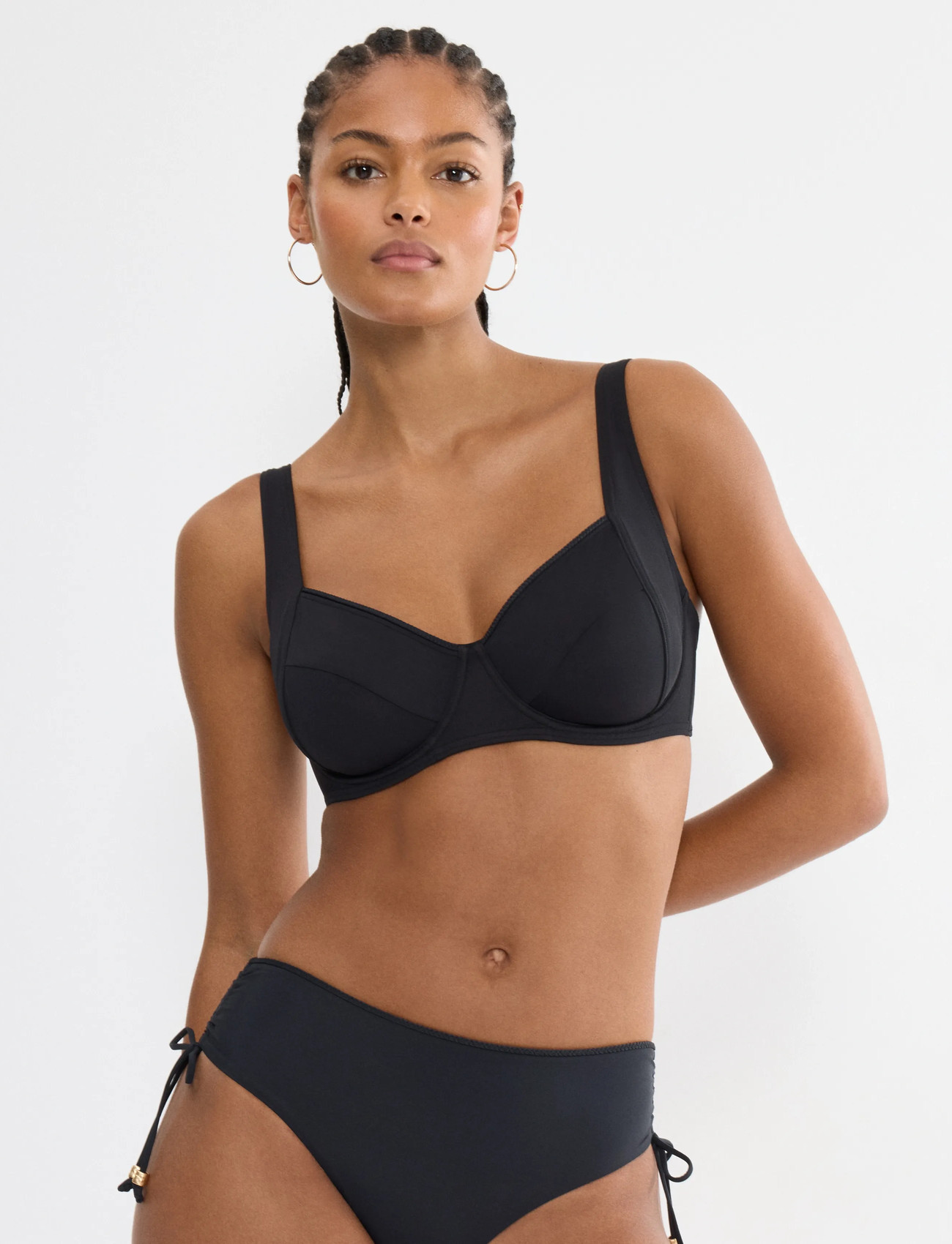 Triumph Summer Twist W 01, F x 42, Black, Bikinitoppe > Bikinitoppe Med Ledning, Dame