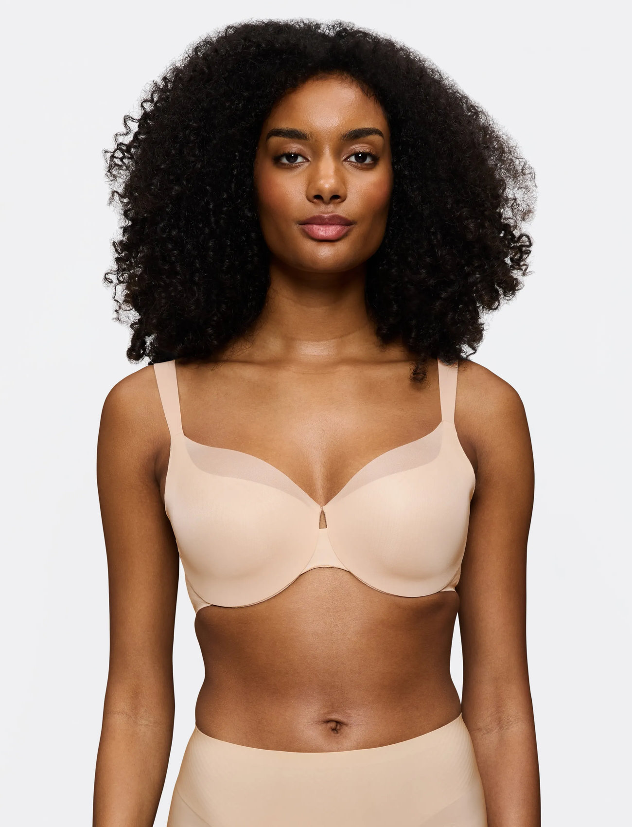Triumph Bmu Illusion Curve W01, 75 C, Beige, Bras & Overdele - Full Cup Bras, Dame