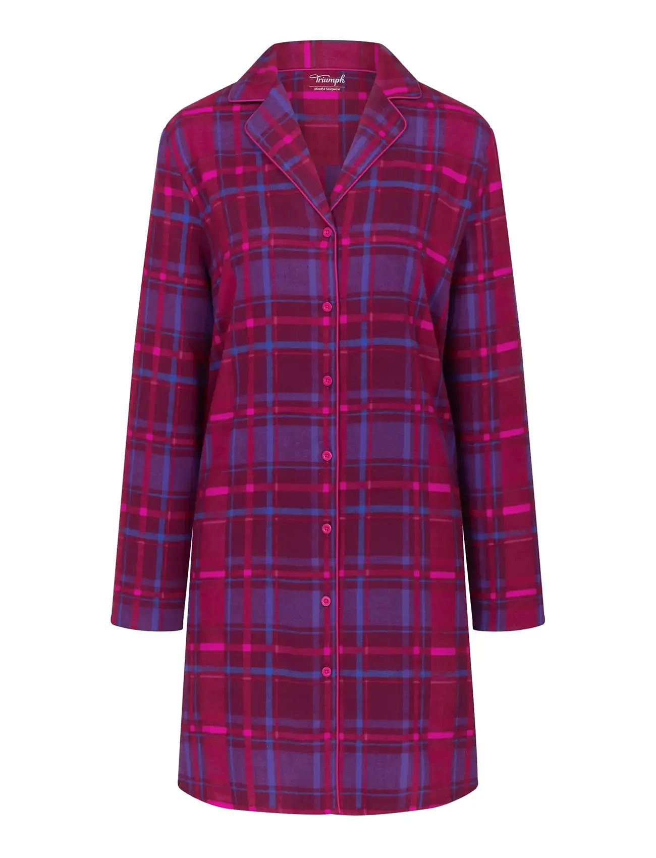 TRIUMPH Boyfriend Ndw 01xChecks Lila - 36 - Damen