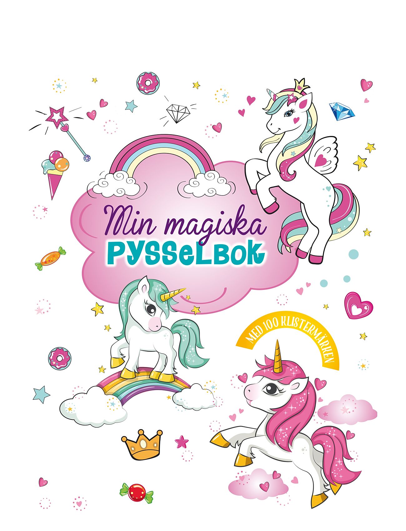 Min Magiska Pysselbok Toys Creativity Drawing & Crafts Drawing Coloring & Craft Books Multi/patterned TUKAN