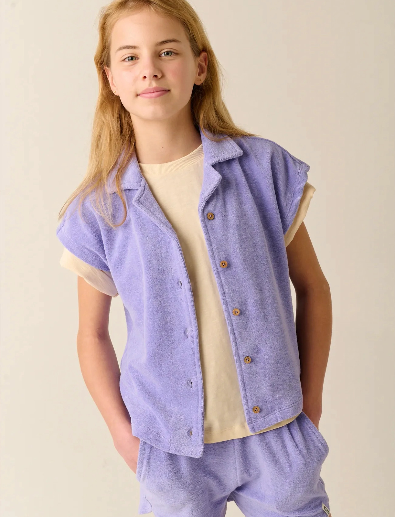 TUMBLE 'N DRY Tnd Camille Deux, 134, Purple, Shorts > Afslappede Shorts, Børn