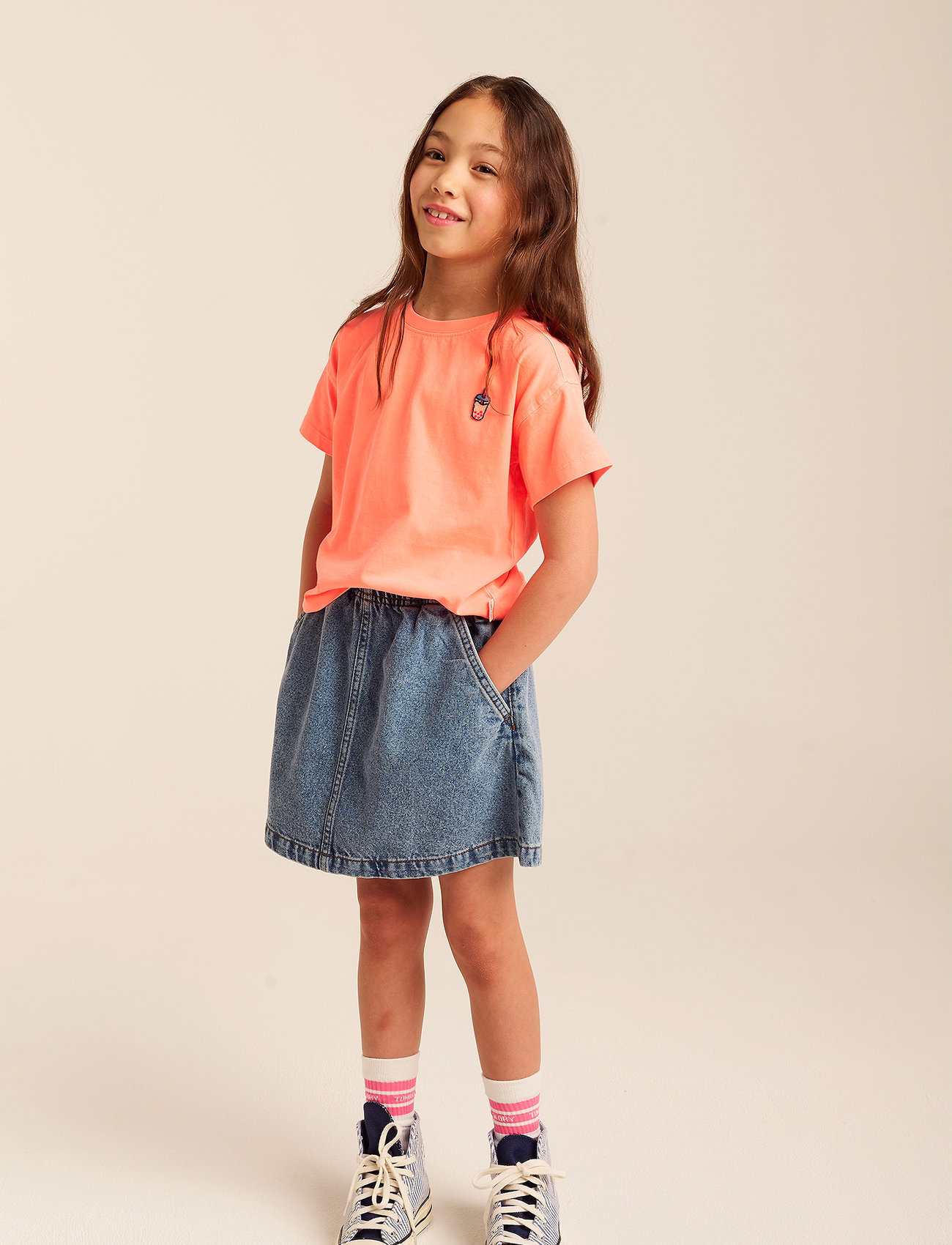 TUMBLE 'N DRY Tnd Rouen, 92, Orange, T-Shirts > Kortærmede, Børn