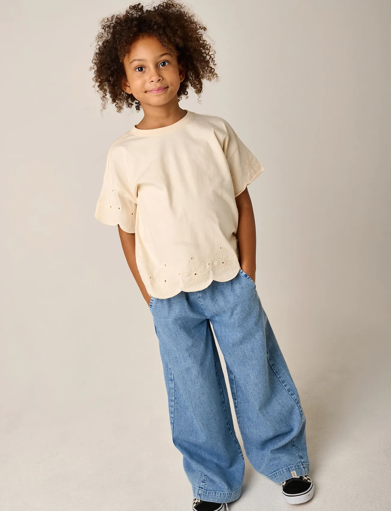 TUMBLE 'N DRY Gelati T-Shirt, 92, Cream, Sweatshirts & Hættetrøjer > Sweatshirts, Børn