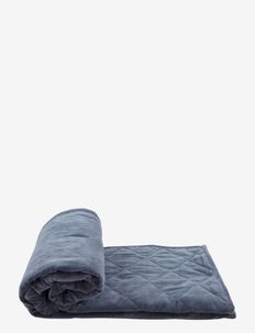 Ana bed spread - narzutka - dusty blue