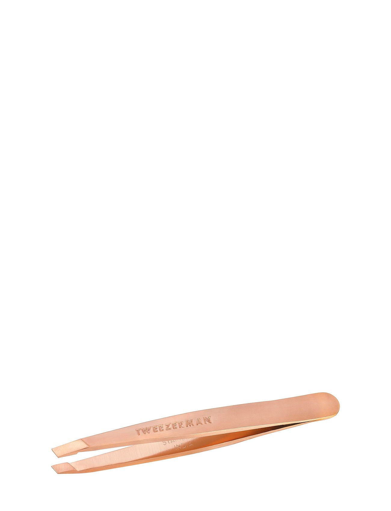 Tweezerman Mini Slant Tweezer Rose Gold, One Size, Orange, Ansigt > Makeup-Redskaber, Dame
