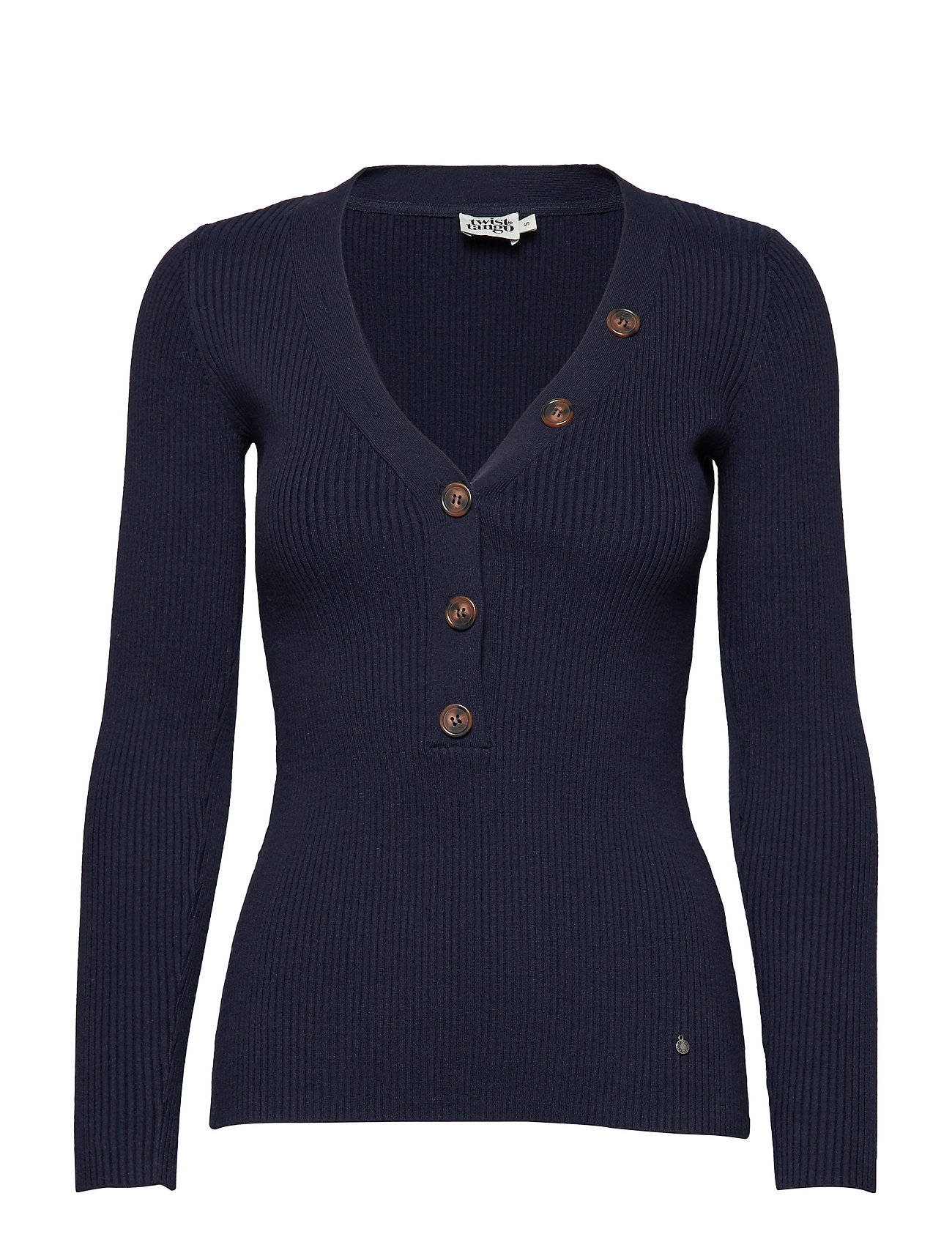 Miriam Button Sweater Gebreide Trui Cardigan Blauw Twist Tango twist tango kopen in de aanbieding Miriam Button Sweater Gebreide Trui Cardigan Blauw Twist Tango twist tango kopen in de aanbieding