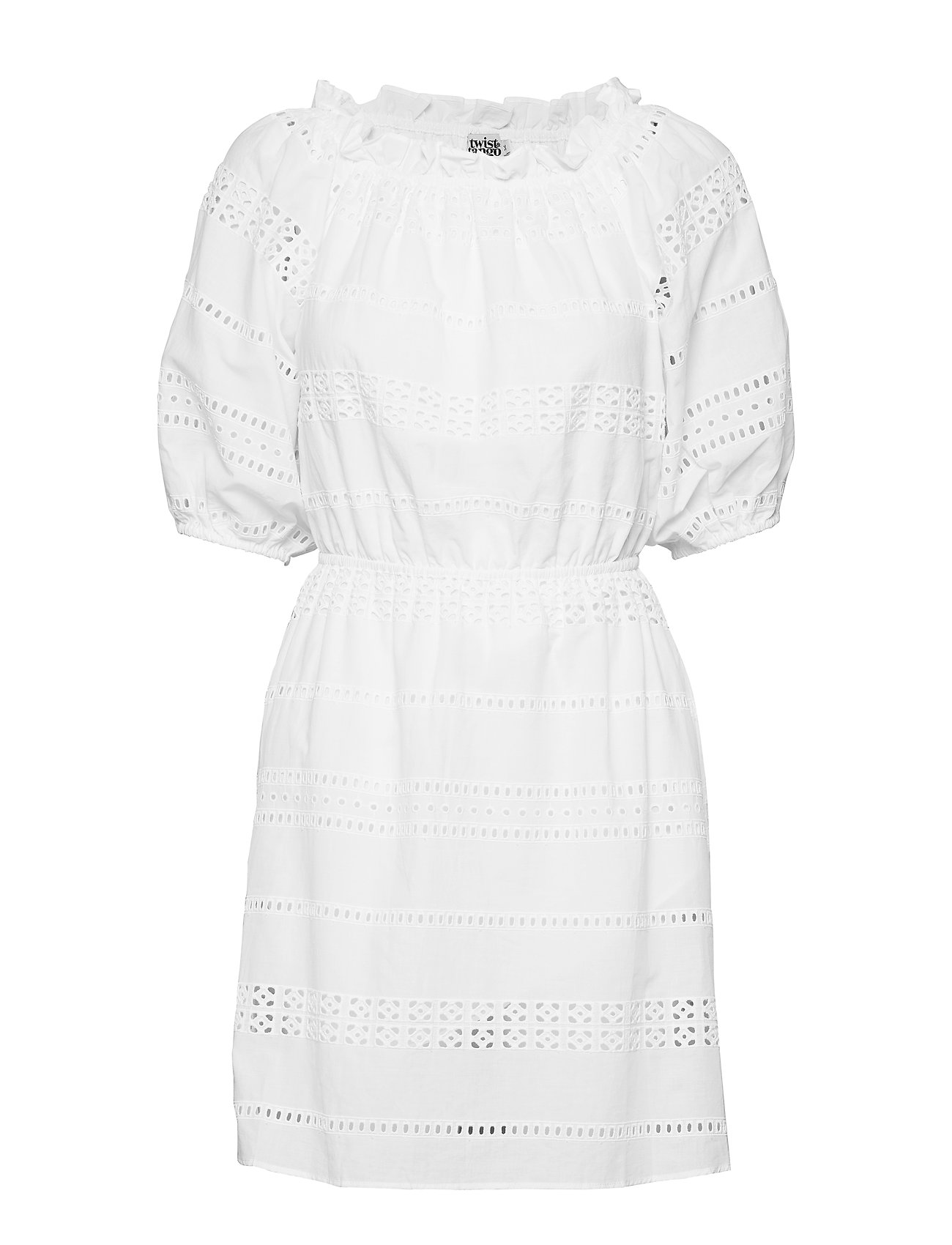 Phyllis Dress Korte Jurk Wit Twist Tango twist tango kopen in de aanbieding