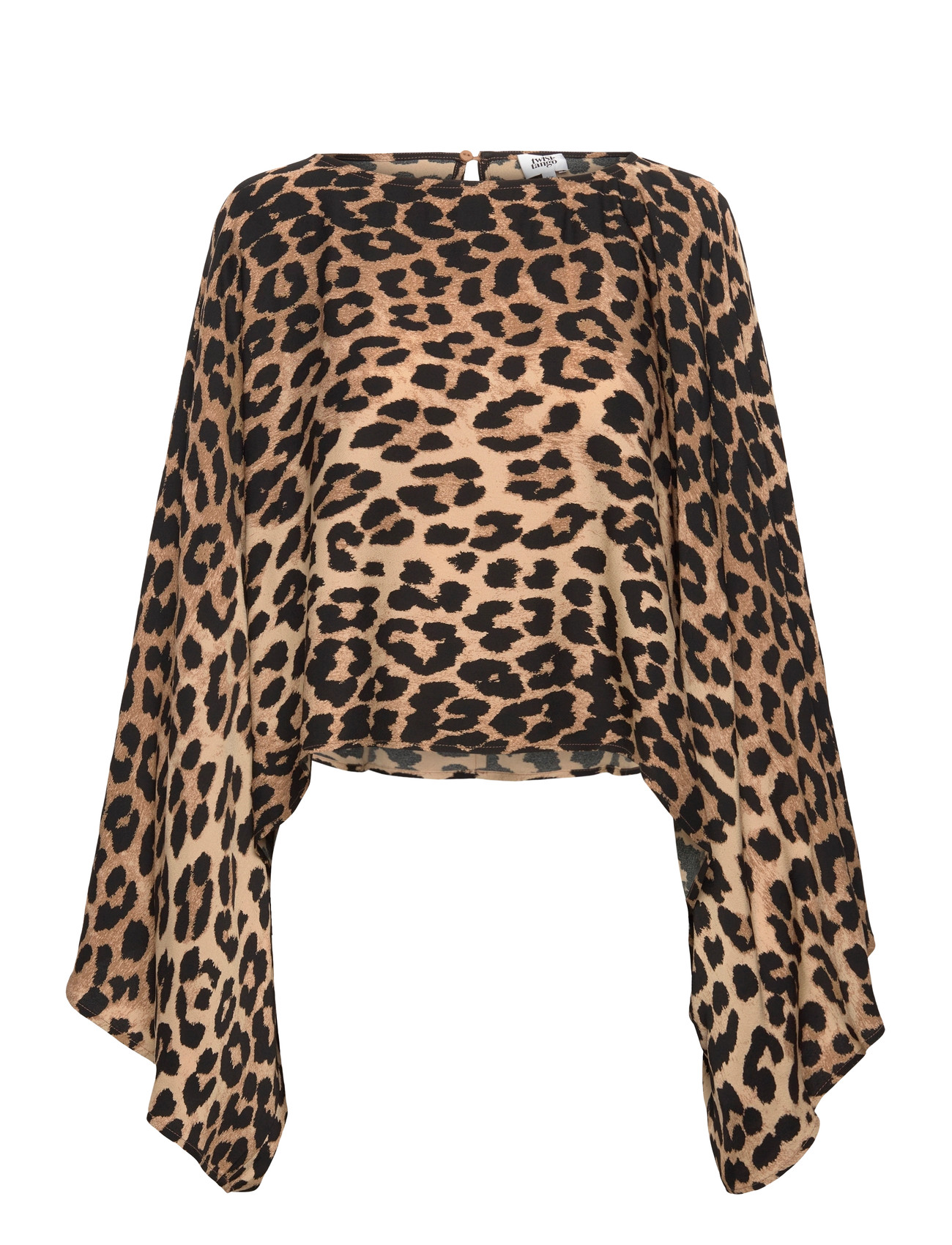 Twist & Tango Klasia Satin Blouse, M/L, Brown, Bluser > Langærmede, Dame