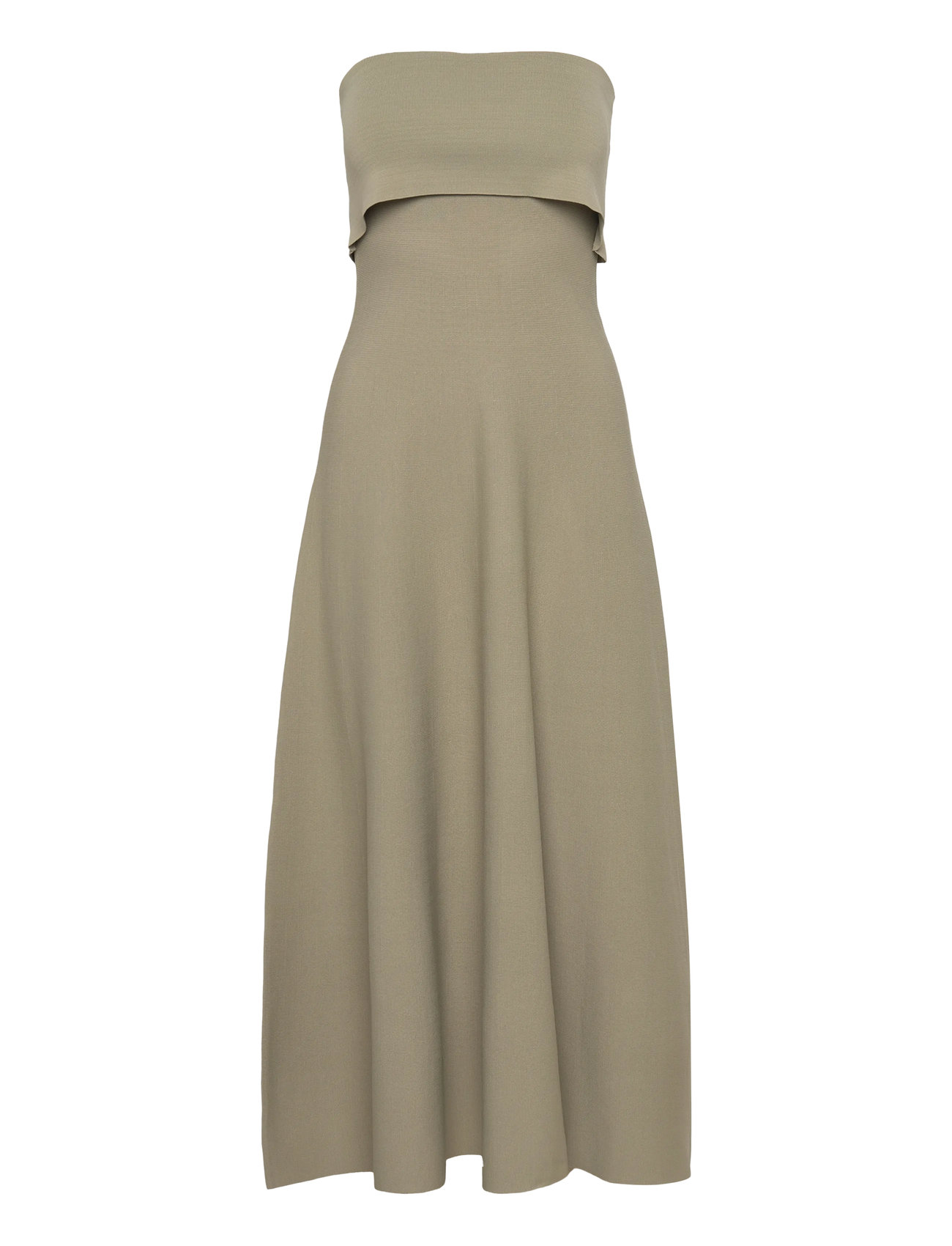 Clementina Midi Dress Knelang Kjole Khaki Green Twist & Tango