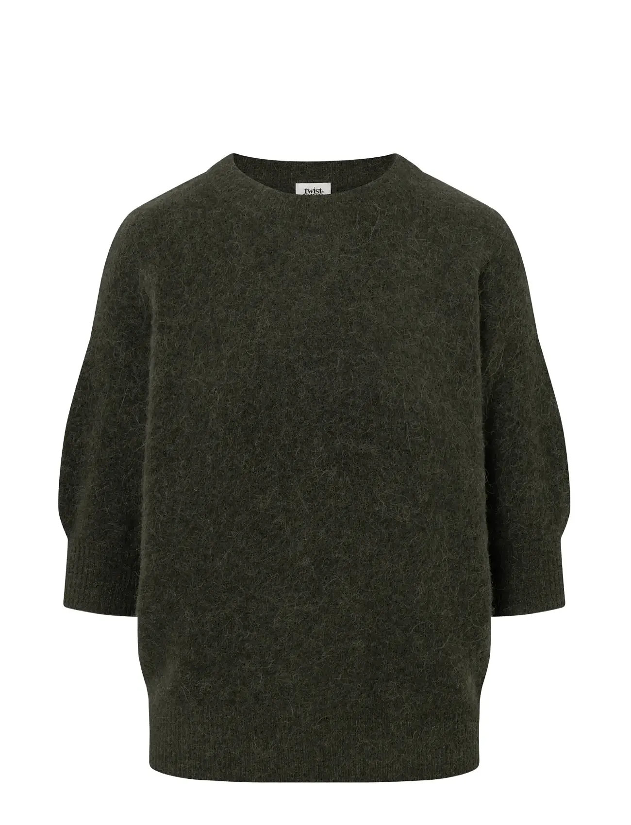 Twist & Tango Remi Sweater, S, Khaki green, Strik > Trøjer, Dame