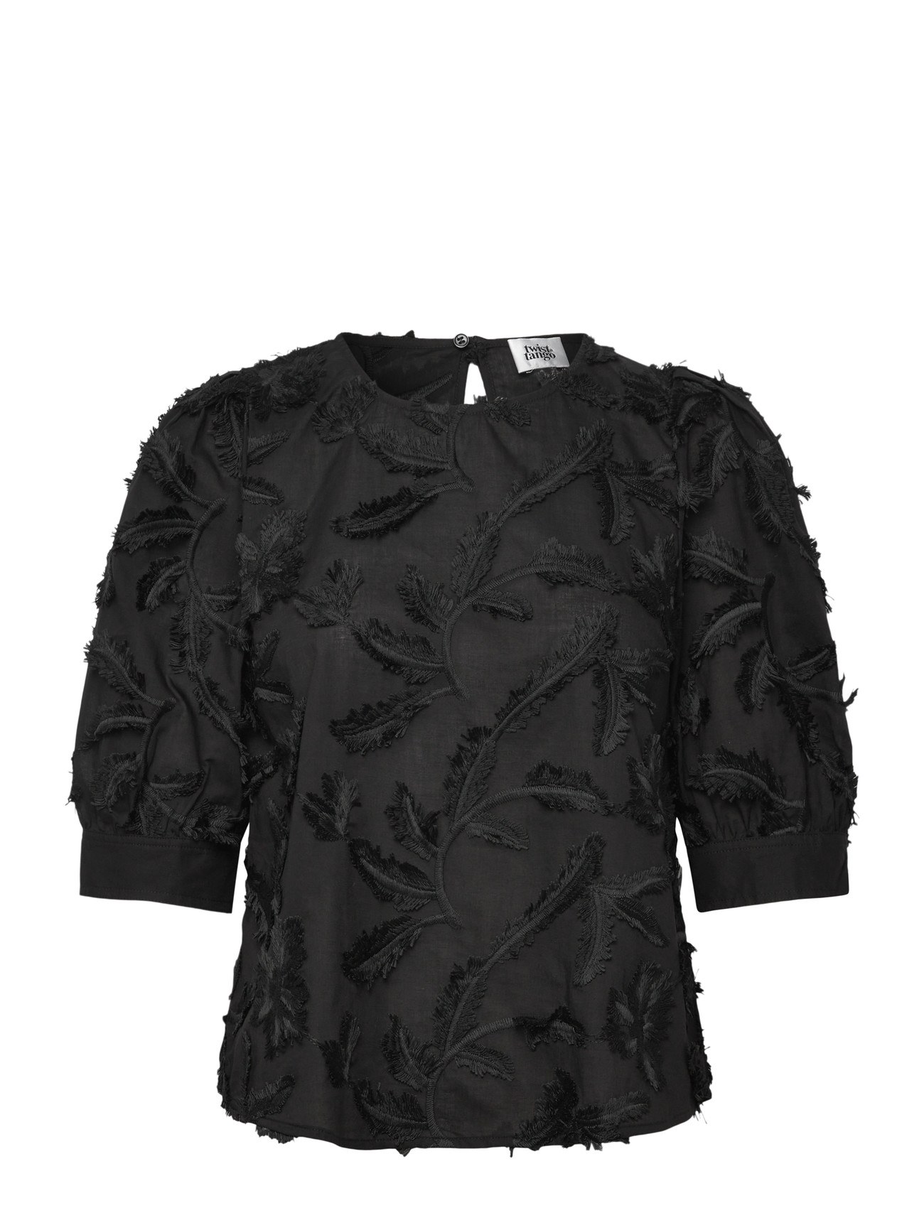 Twist & Tango Marla Blouse, 36, Black, Bluser > Kortærmede, Dame