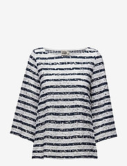 Adella Blouse - NAVY STRIPE