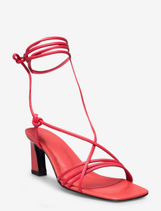 Salerno Heels - sandaletter - coral red