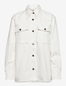 Esti Denim Overshirt - overskjorter - white