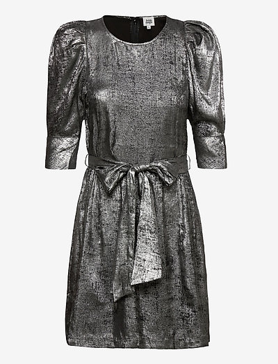 Edie Dress Silver - cocktailkjoler - metallic