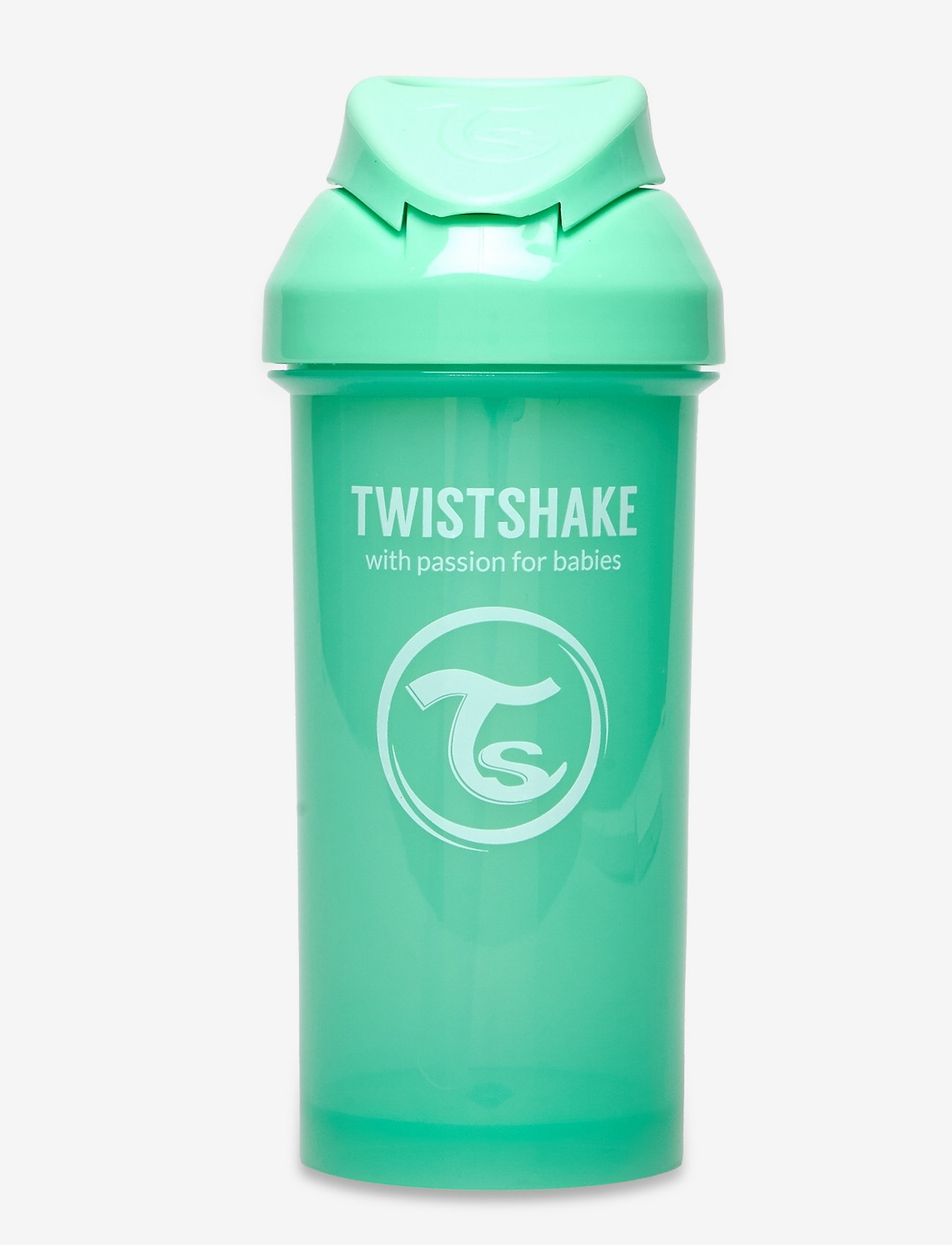 Twistshake Twistshake Straw Cup 360ml 6+m Pastel Green Ateriointiin