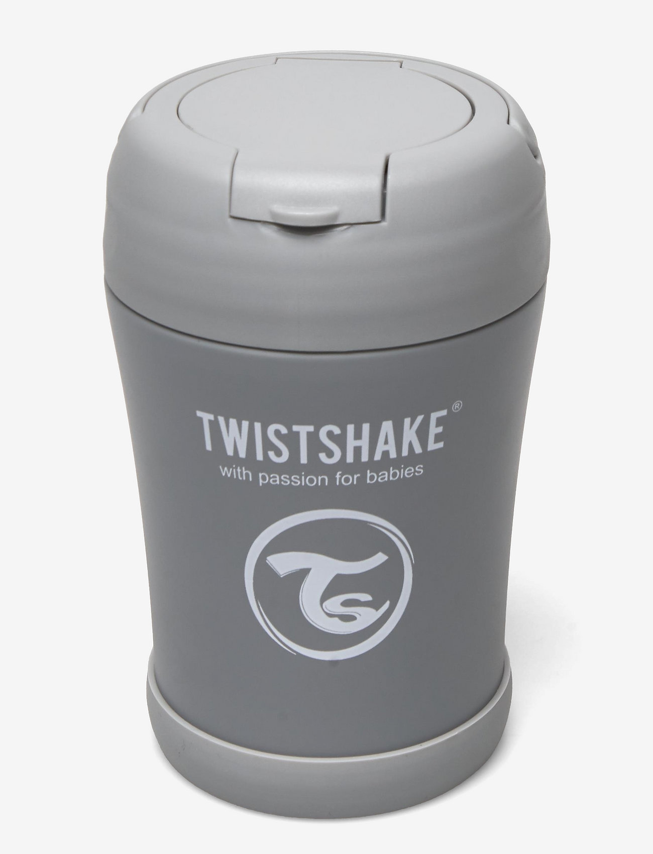 Twistshake - Twistshake Insulated Food Container 350ml Pastel Grey - thermoses - pastel grey - 0