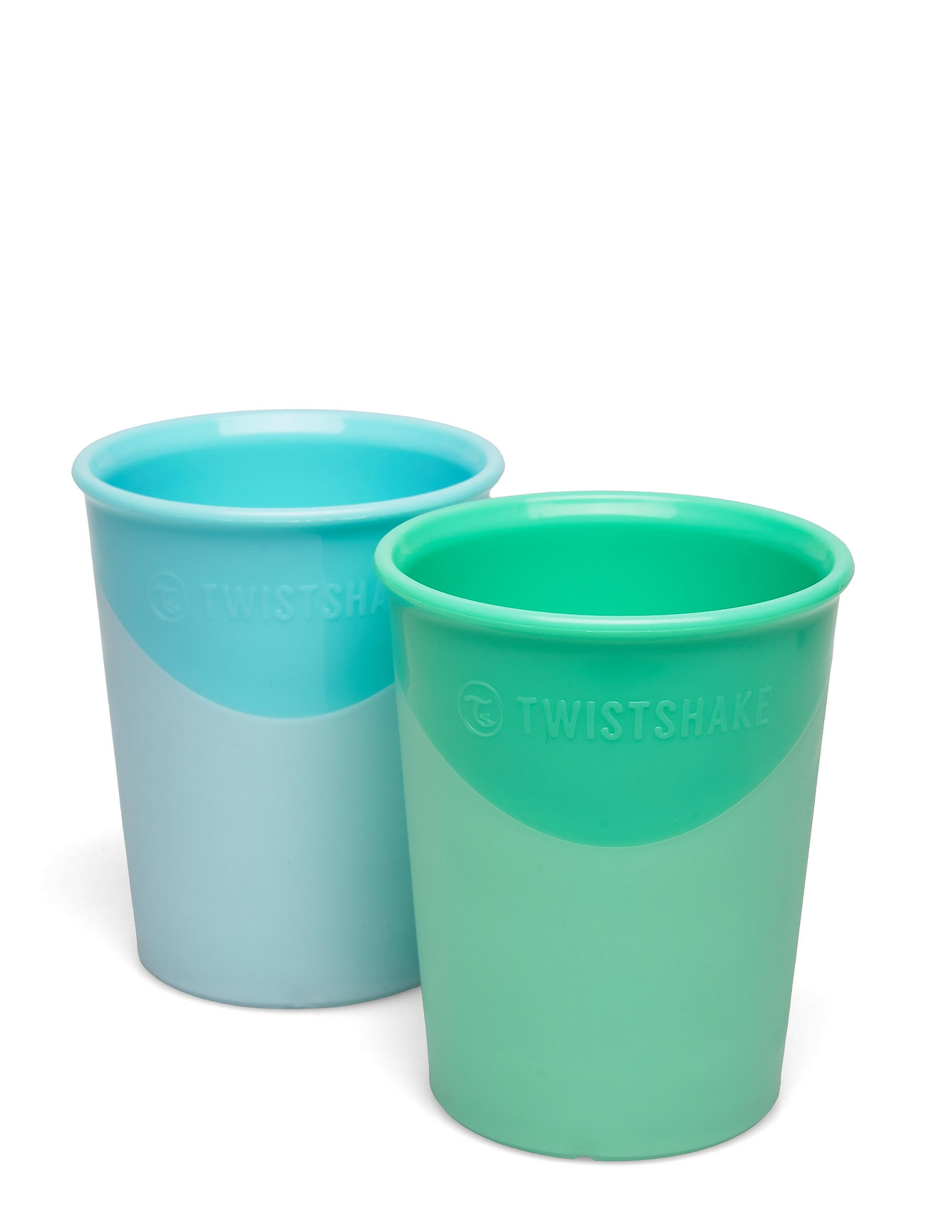 Twistshake 2X Cup 170Ml 6+M Pastel Blue Green Home Meal Time Cups & Mugs Cups Green Twistshake