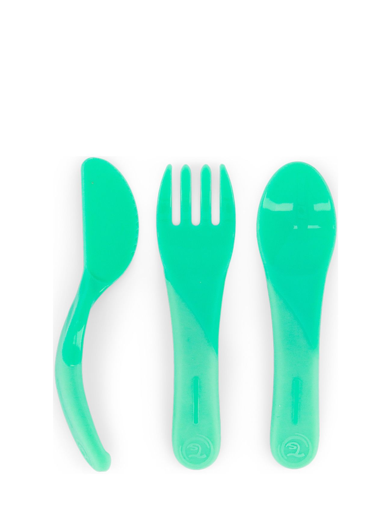 Twistshake Learn Cutlery 6+M Pastel Green Home Meal Time Cutlery Green Twistshake