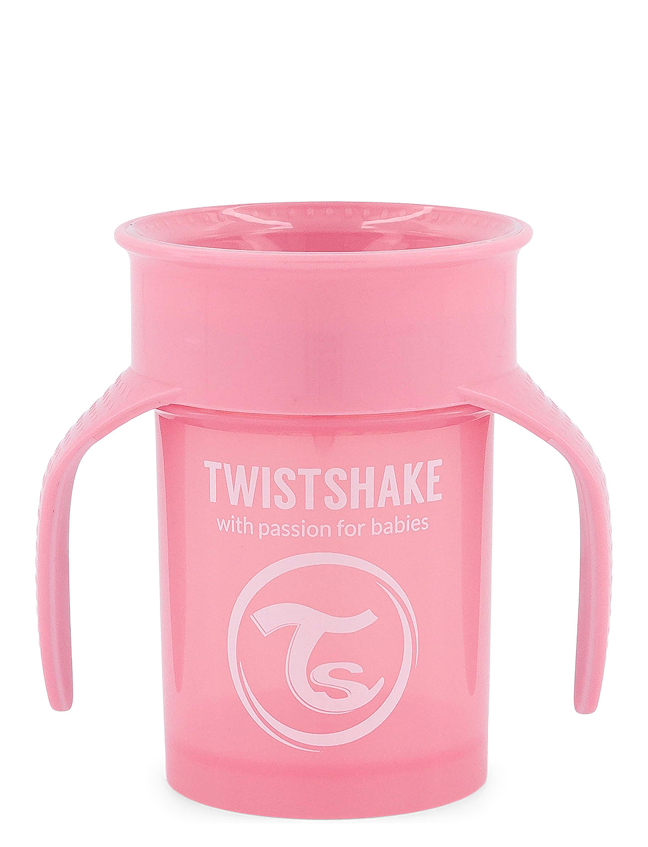 Twistshake 360 Cup 6+M Pastel Pink Pink Twistshake