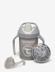 Twistshake Mini Cup 230ml 4+m Pastel Grey - sippy cups - pastel grey