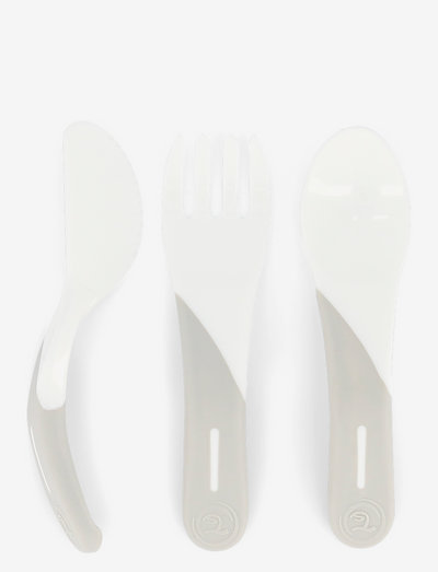 Twistshake Learn Cutlery 6+m White - cutlery - white