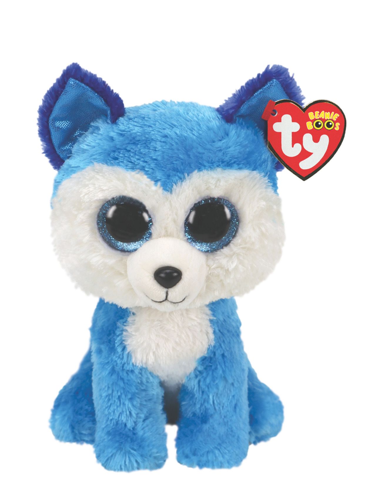 Ty Prince - Husky Blue 23 Cm Toys Soft Toys Stuffed Animals Blue TY