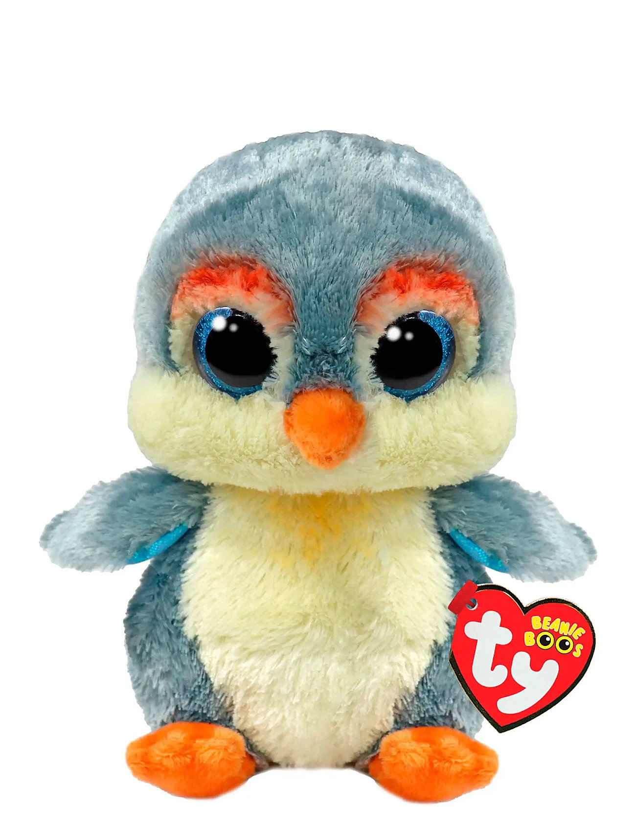 Fisher - Gray Penguin Reg Toys Soft Toys Stuffed Animals Multi/patterned TY