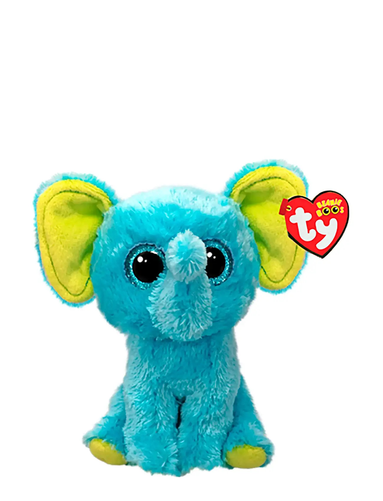 Trunkles - Blue Elephant Reg Toys Soft Toys Stuffed Animals Multi/patterned TY