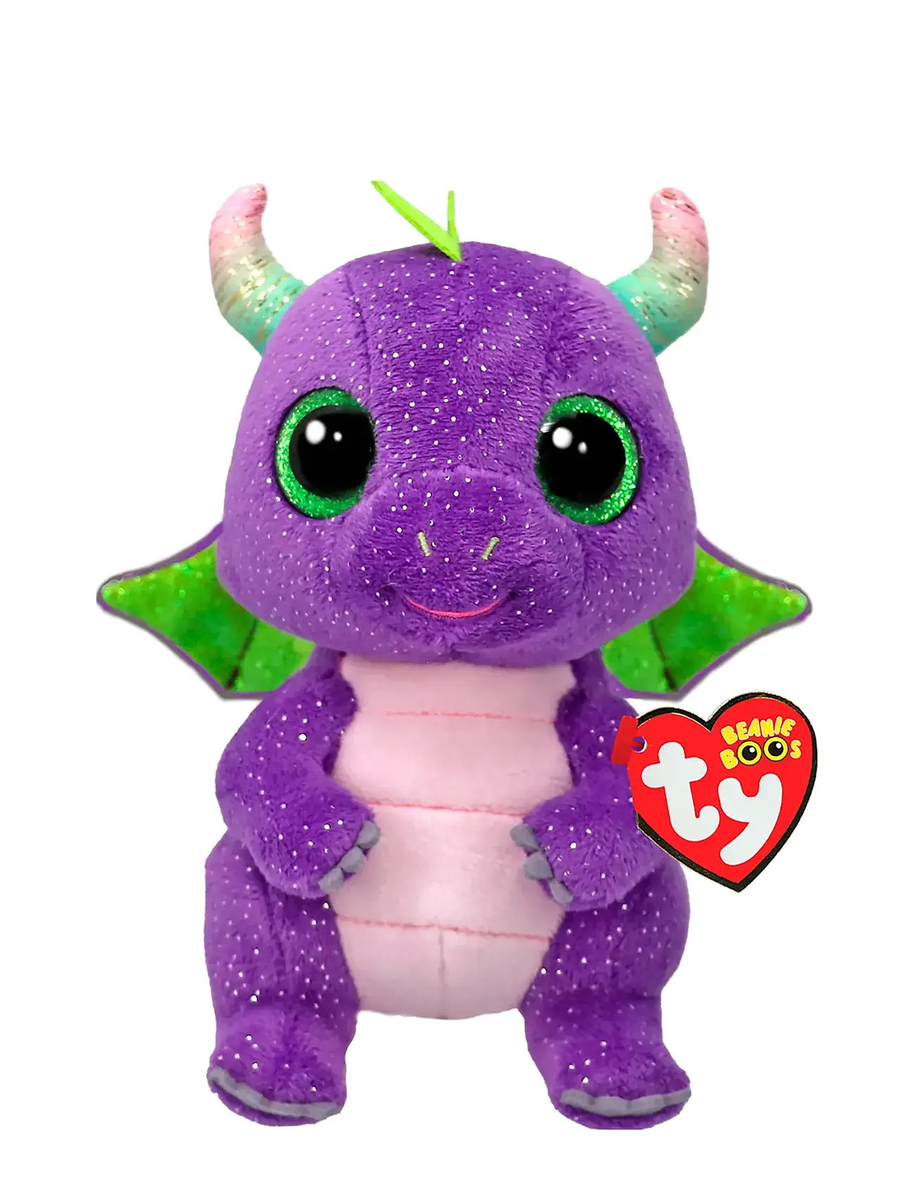 Daphne - Purple Dinosaur Reg Toys Soft Toys Stuffed Toys Multi/patterned TY