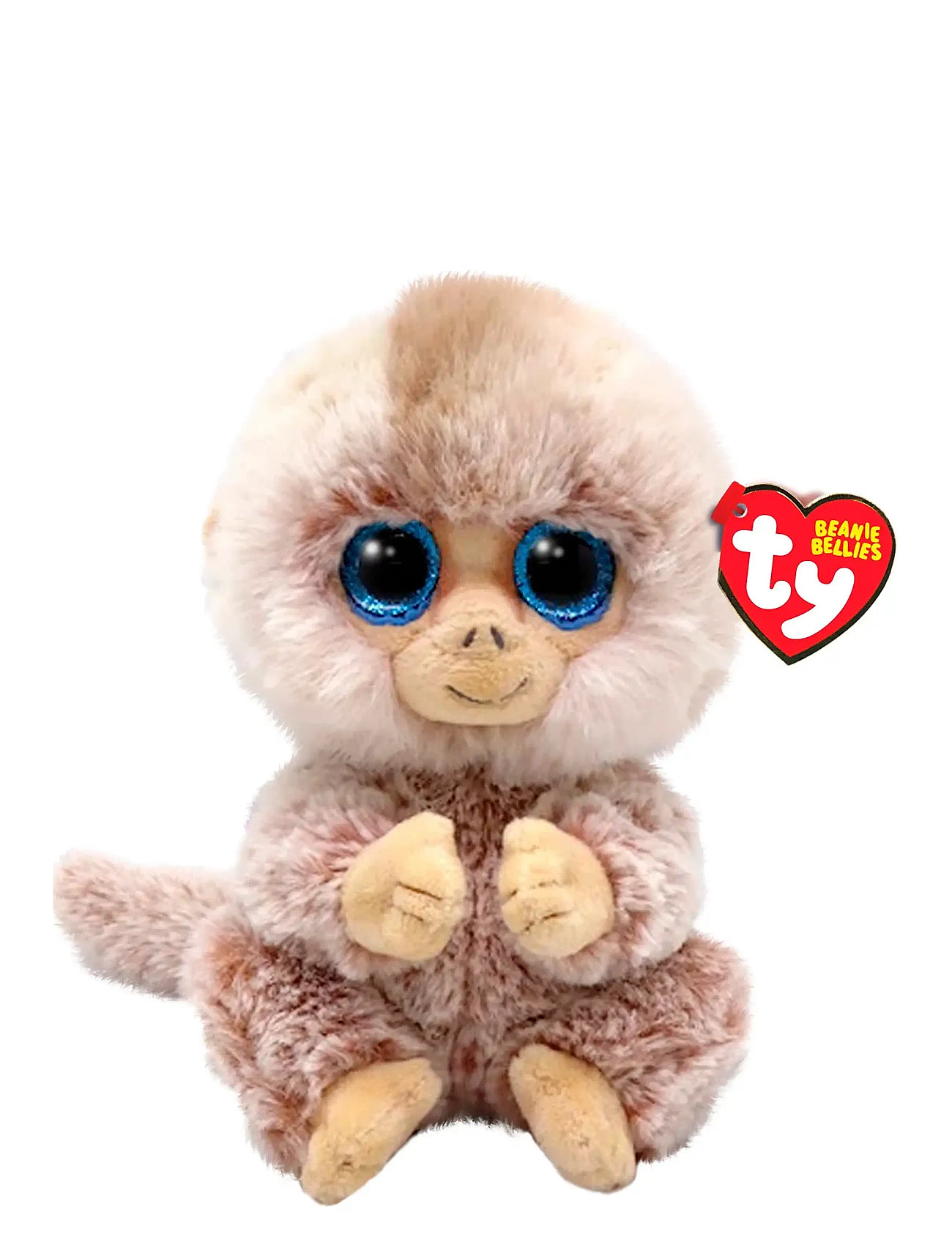 Stubby - Tan Monkey Reg Toys Soft Toys Stuffed Animals Multi/patterned TY