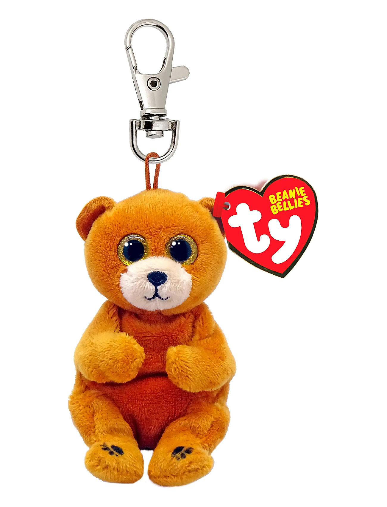 Duncan - Brown Bear Clip Toys Soft Toys Stuffed Animals Brown TY