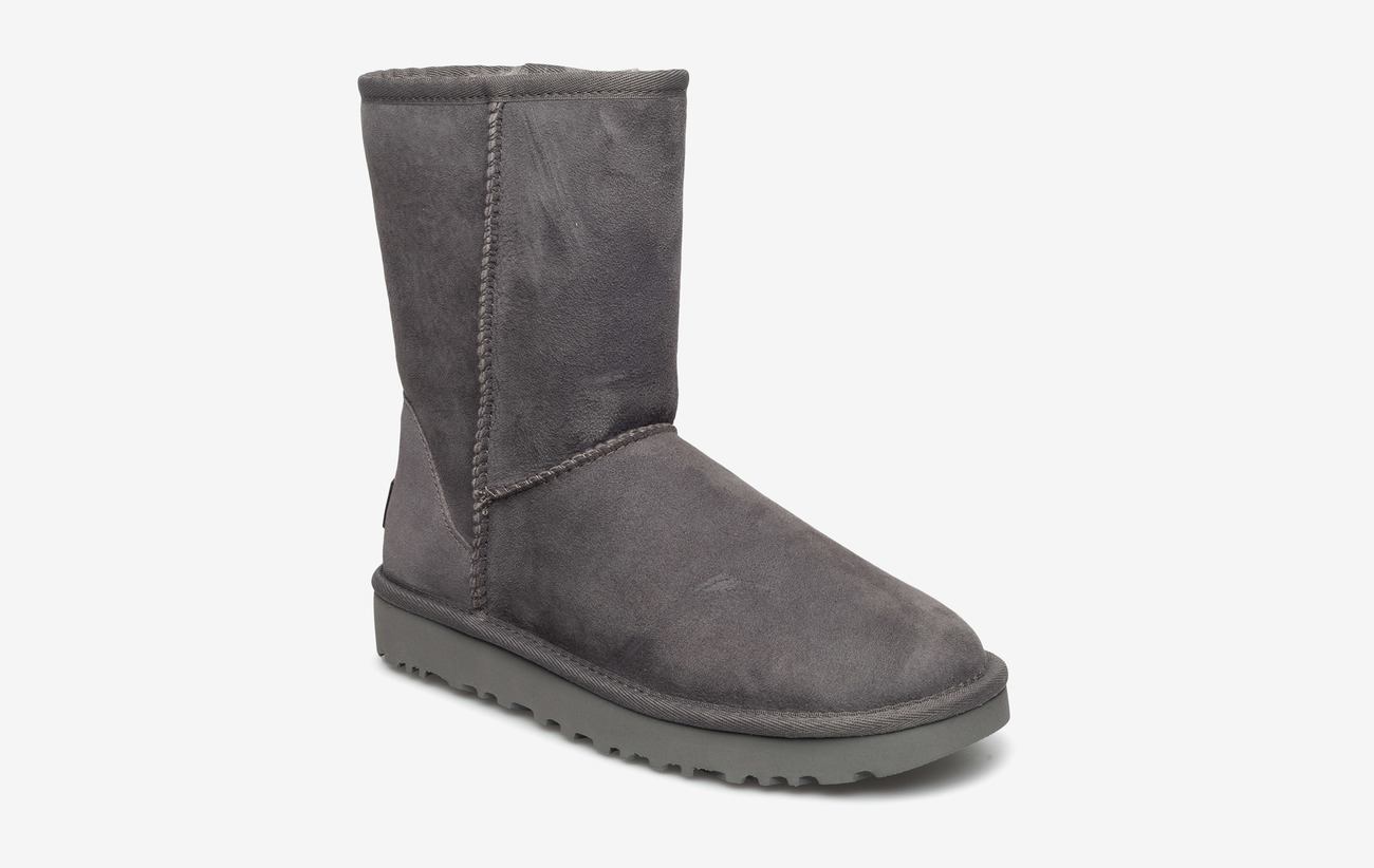 short ugg boots grey