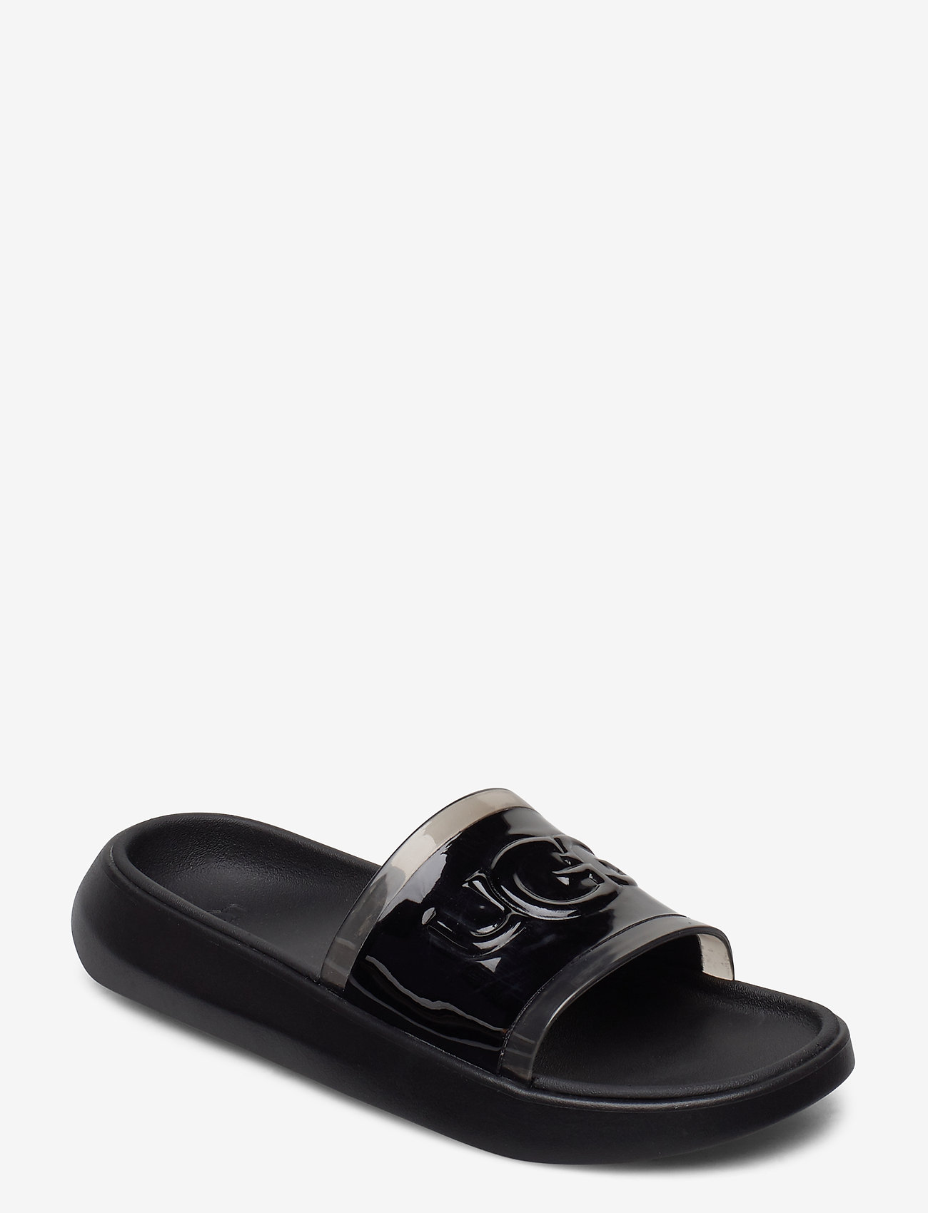 ugg black sliders