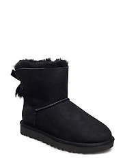 ugg black bailey bow boots