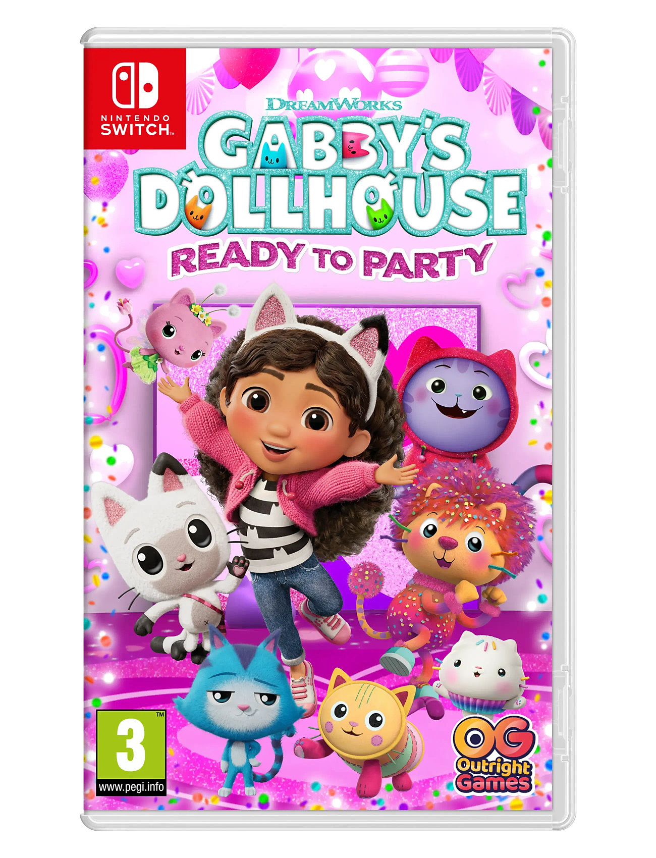Switch Switch Gabby's Dollhouse, One Size, Pink, Gaming > Games, Børn