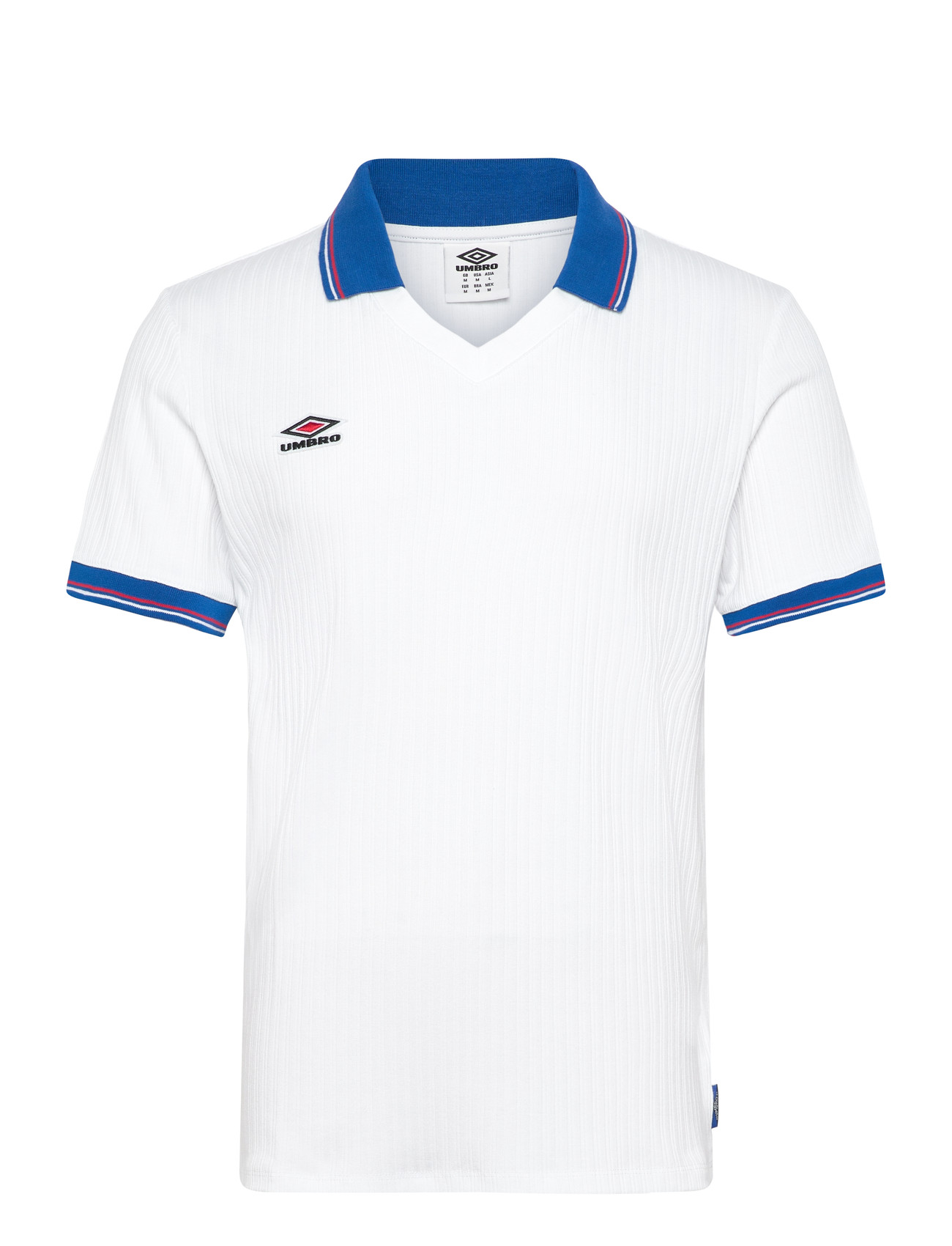 UMBRO Rib Tennis Tee Weiß - L - Herren