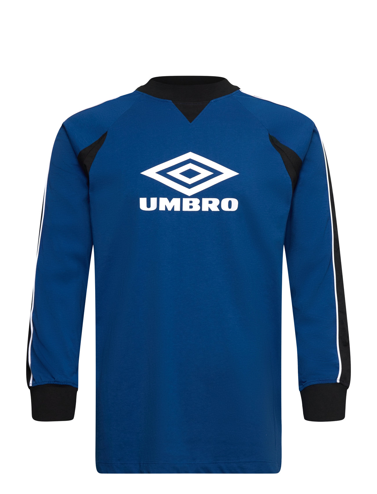UMBRO Panelled Ls Tee Blau - S - Herren