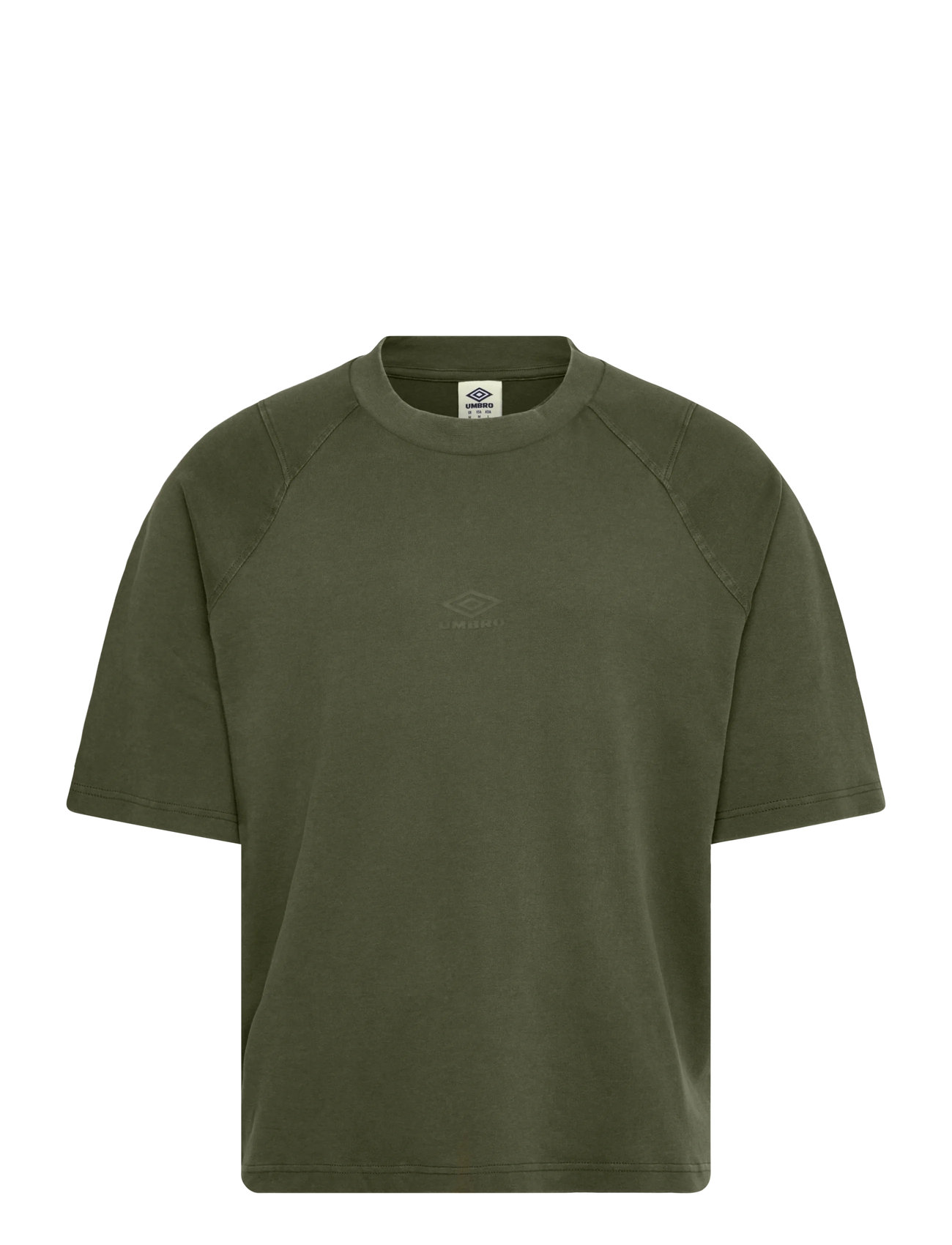 UMBRO Washed High Neck Boxy Tee Khaki - XXL - Herren