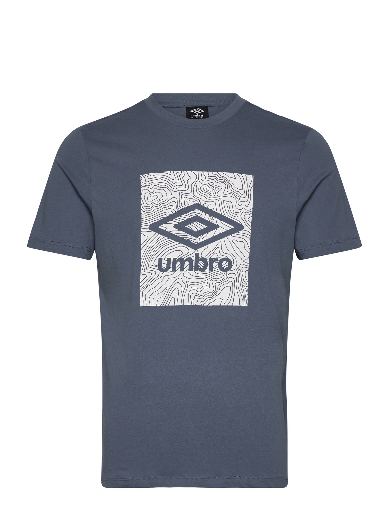 UMBRO Geo Graphic Tee Blau - M - Herren