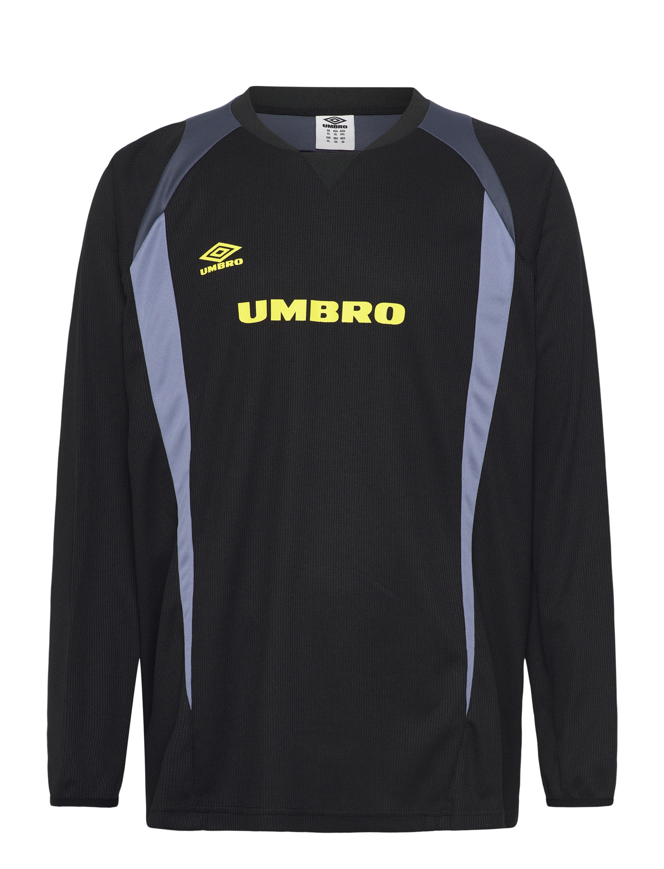 UMBRO Panelled Ls Jersey Schwarz - XS - Herren