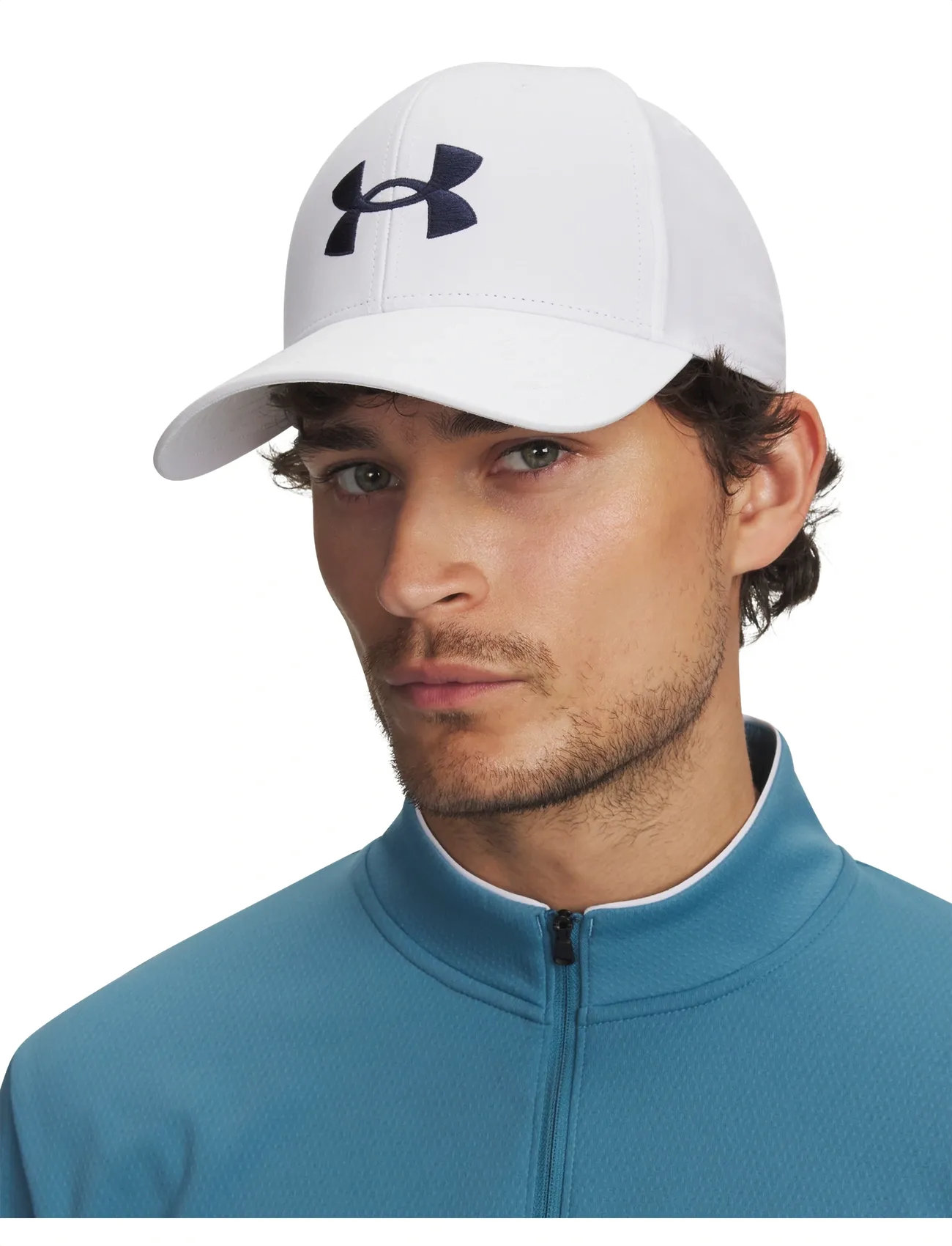 Under Armour M Drive Low Adj, One Size, White, Hovedbeklædning > Kasketter, Herre