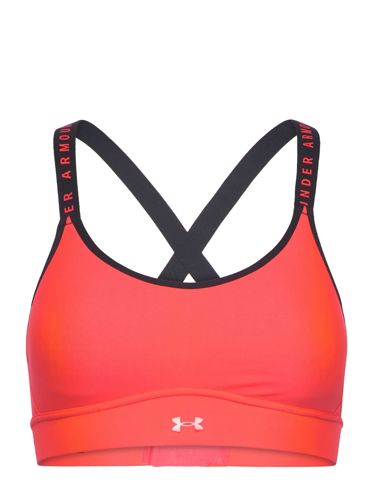 Ua Infinity Mid Covered Sport Bras & Tops Sports Bras - All Orange Under Armour