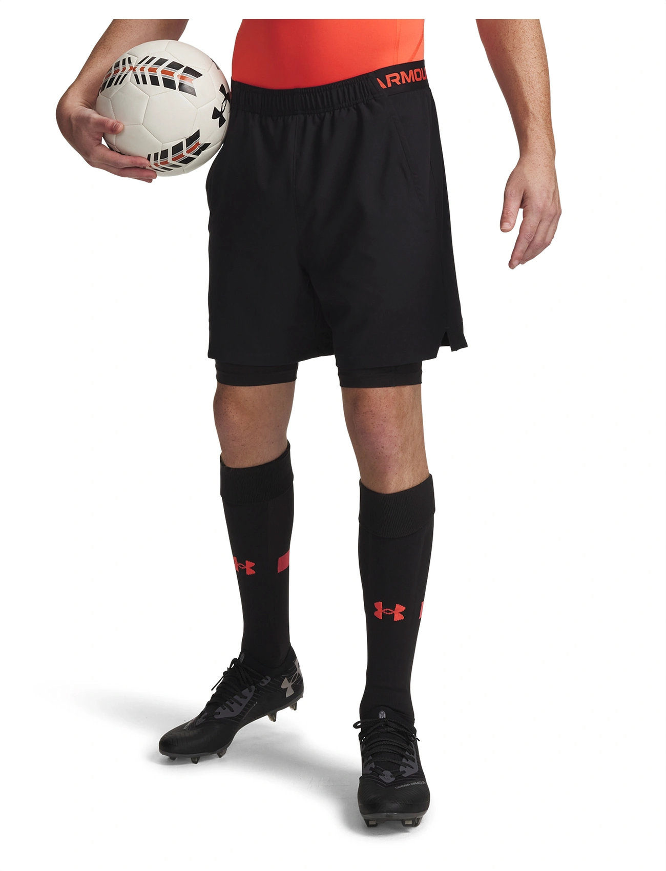 Under Armour Ua Vanish Woven 2In1 Sts, XL, Black, Shorts > Sportsshorts, Herre