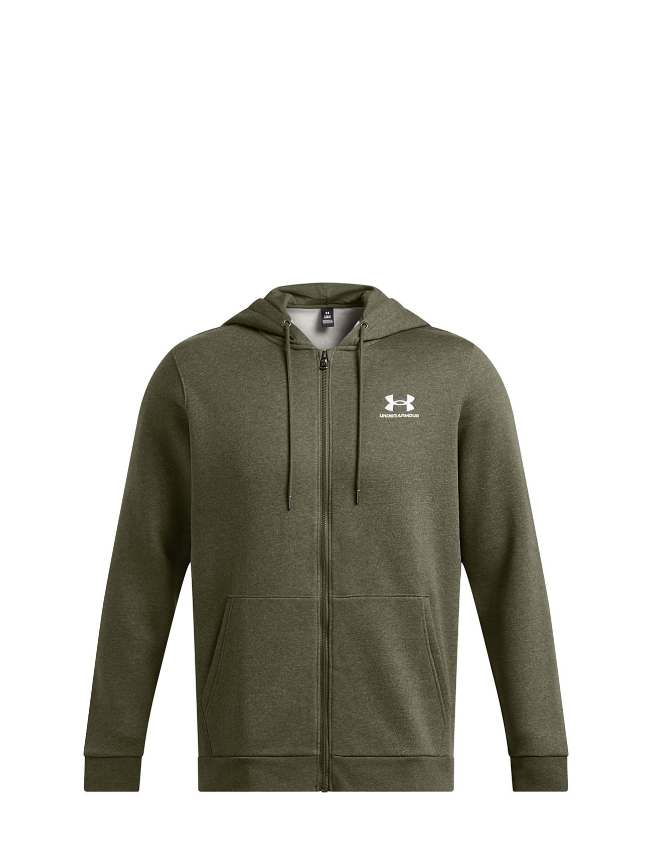 Ua Icon Fleece Fz Hood Khaki Under Armour