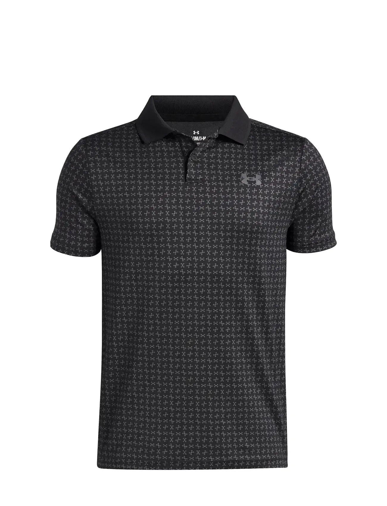 UNDER ARMOUR Ua Matchplay Printed Polo Grau - 128-140 - Kinder
