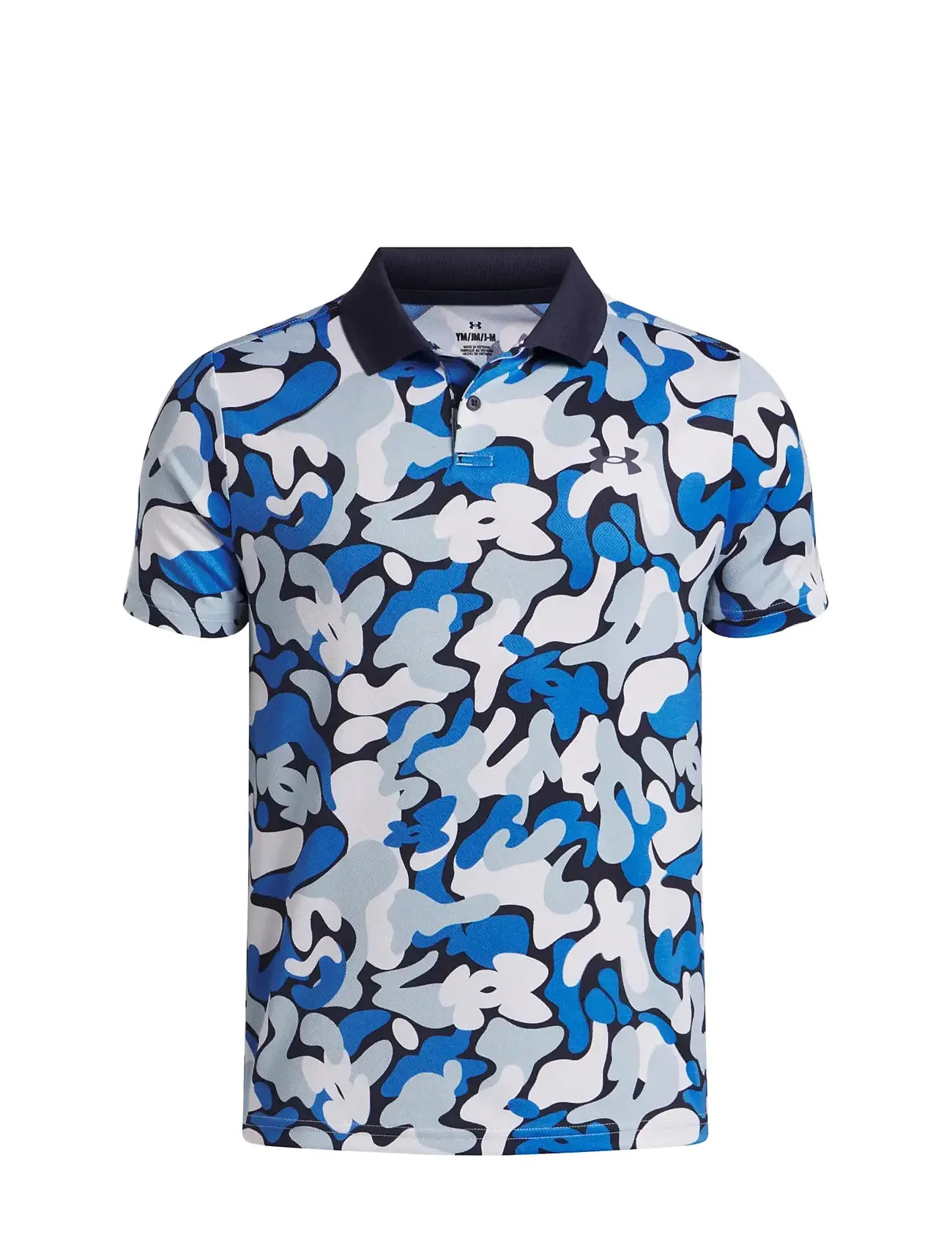 UNDER ARMOUR Ua Matchplay Printed Polo Blau - 128-140 - Kinder